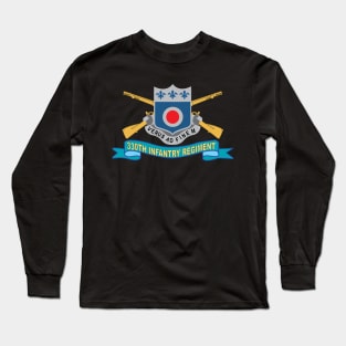 330th Infantry Regiment w Br - SSI - Ribbon X 300 Long Sleeve T-Shirt